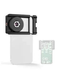 دوربین فیلم‌برداری و عکاسی تلسکوپ و میکروسکوپ Portable Microscope Universal Mobilephone Microscope with 6 LED Lights No Need APP with CPL Multifunctional Microscope for Daily Observation 