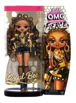 عروسک و لوازم  جانبی اکسسوری عروسک LOL Surprise OMG Fierce Royal Bee Fashion Doll With Surprises 