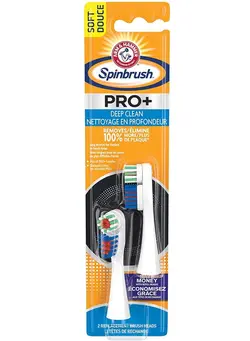 مسواک مسواک برقی Spinbrush PRO+ Deep Clean Toothbrush Replacement Heads, Soft Bristles, 2 Pack 