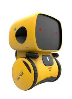 اسباب‌بازی‌های الکترونیکی گجت و لوازم الکترونیکی Kids Robot Toy, Smart Talking Robots, Gift for Boys and Girls Age 3+, Intelligent Partner and Teacher, with Voice Controlled and Touch Sensor, Singing, Dancing, Repeating (Yellow) 