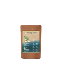 زنانه اپیلاتور ROOTS AND HERBS Vegan Hair Removal - Neem and Fennel Depilatory Mask - Men and Women's Facial Hair Removal for sensitive skin - Organic Hair remover, Pubic, Bikini, Leg Mask Hair Remover Powder Waxing 