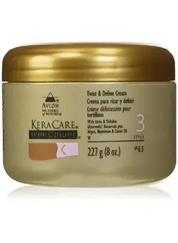 لوازم و مواد فرم‌دهی مو کرم و ژل Keracare Natural Textures Twist And Define Cream 8 Ounce 