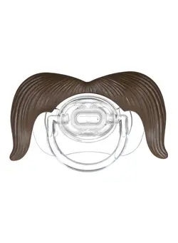 تغذیه و نگهداری کودک پستانک Funny Mustache Silicone Pacifier (6 Months+) 