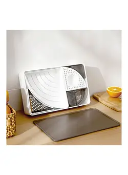 ظروف و تجهیزات آشپزخانه اکسسوری و تجهیزات آماده سازی Fresh Keeping Box Vegetable Cutter White 