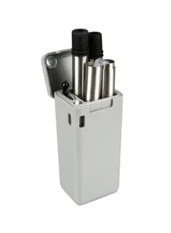 ظروف و تجهیزات آشپزخانه اکسسوری و تجهیزات آماده سازی Foldable Reusable Straw With Box Silver/Black/Grey 23centigram 