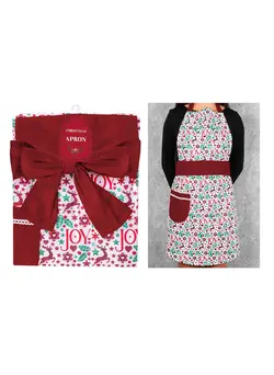 ظروف و تجهیزات آشپزخانه اکسسوری و تجهیزات آماده سازی Christmas Joy Apron 70x80 cm 
