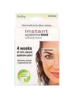 آرایشی صورت سایر Godefroy Instant Eyebrow Tint Dark Brown 3 Application Kit 