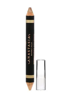 آرایشی صورت هایلایتر Matte Shell Highlighting Duo Pencil Light Brown/Dark Brown 