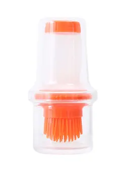 ظروف و تجهیزات آشپزخانه اکسسوری و تجهیزات آماده سازی Oil Brusher With Bottle Orange/Clear 