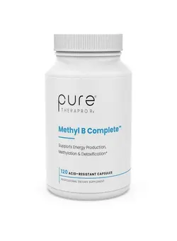 ویتامین و ساپلیمنت تقویت‌کننده‌های ایمنی Methyl B Complete Optimal Methylated B Complex W/Quatrefolic 5Mthf (Folate) Methylcobalamin (B12) B2 B6 & Tmg Active B Complex Manufactured In The Usa (120 Vegan Capsules) 