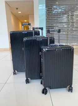 Smart Travel 3 Pieces Steel Luggage Set with TSA Lock 