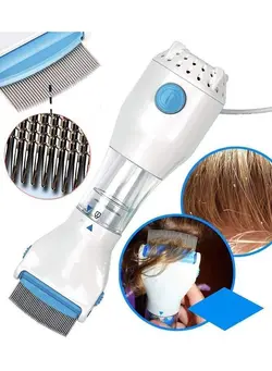 مراقبت پوست سر سرم و روغن Hiryug 240V Electrical Head Lice Comb Lice Solution Chemical Free Kills Head Lice Capture Lice Removal Treatment Lice Combs And Vacuums Machine For Lice Removed From Head Vcomb 