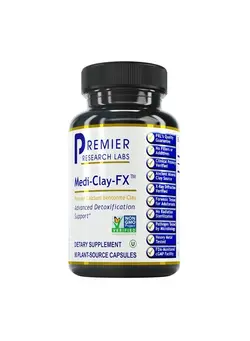 ویتامین و ساپلیمنت تقویت‌کننده‌های ایمنی Medi-Clay-FX - Supports Detoxification with Calcium Aluminosilicate - Features Calcium Bentonite Clay - Pure Vegan & GMO Free Dietary Supplement - 90 Plant-Source Capsules 