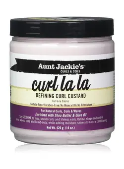 لوازم و مواد فرم‌دهی مو کرم و ژل Curl La La Defining Custard Hair Gel Multicolour 15ounce 