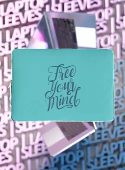 کیف، کوله‌پشتی و چتر کیف و کوله لپ تاپ 15 inch Laptop Sleeve Free Your Mind quote 