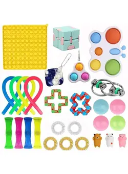 گجت، فیجت و سرگرمی پاپ ایت 28-Piece Big Size Pop Push Bubble Sensory Fidget Toy 