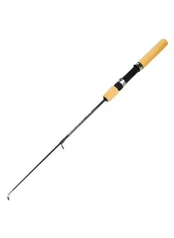 ماهیگیری چوب ماهیگیری Winter Shrimp Fishing Rod Mini Ice Fishing Rod Metal Carbon Fishing Rod Anti Slip Wood Color Handle 60cm 