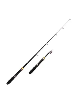 ماهیگیری چوب ماهیگیری Portable Telescopic Fishing Rod 100g 