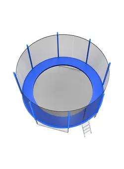 بازی‌های فضای باز و تجهیزات پارک ترامپولین 10ft Trampoline With Safety Net For Children 305X305X246cm 