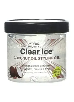 لوازم و مواد فرم‌دهی مو کرم و ژل Clear Ice Coconut Oil Styling Gel 340g 