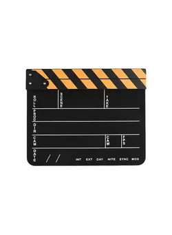 لوازم جانبی فیلم‌برداری و عکاسی سایر Cut Scene Clapper Board Slate With Marker Pen Multicolour 