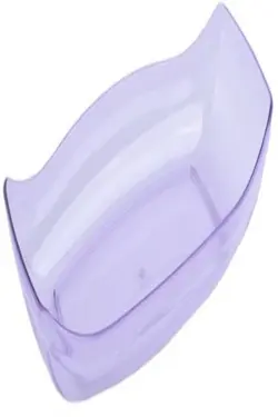 ظروف و لوازم سرو غذا بشقاب غذا Crystal Plastic Plate Purple 