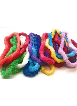 اسباب‌بازی‌های مشاغل و اماکن ست‌های آرایشی Plastic Lei Assortment (100 Piece Pack) Colorful Fun Vibrant Flower Lei Necklaces 100 Pc Assortment Pack Perfect For Hawaiian Themed Parties 