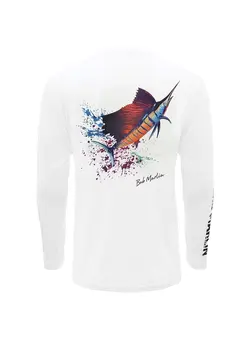 اسپرت فشن و اکسسوری لباس Bob Marlin Performance Shirt Sail Rebel White-Small 
