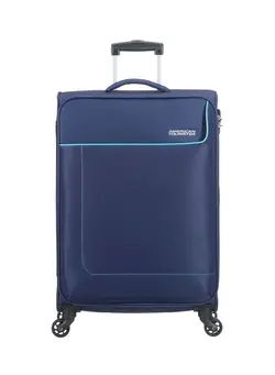 چمدان و ساک مسافرتی چمدان تک Jamaica Soft Large Luggage Trolley Bag Navy 