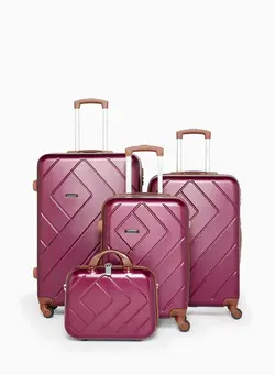 چمدان و ساک مسافرتی ست چمدان 4 Piece Trolley Travel Luggage Set With TSA Lock 