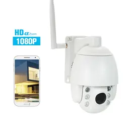 دوربین مدار بسته سایر 1080P HD PTZ Wi-Fi PTZ Wireless 2.8-12mm Auto Focus Colorful Night Vision Outdoor IP CCTV Camera 