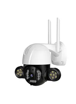 دوربین مدار بسته سایر 5MP PTZ Security Camera Outdoor, Wireless Pan Tilt Zoom IP Camera WiFi Surveillance Camera with AI Human Detection, 2 Way Audio, Color Night Vision, Auto Tracking, IP66 Waterproof 