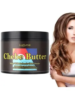 مراقبت پوست سر صاف‌کننده مو 102g Natural Chebe Hair Butter for Hair Growth Super Moisturizing and Lubricating African Chebe Butter Deter Hair Breakage Promote Hair Growth and Hair Deep Conditioning Natural Chebe Butter 