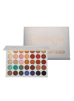 ابرو و چشم سایر BEAUTY GLAZED Eyeshadow Palette 35 Colors Highlight Matte Eye Shadow Long Lasting Professional Makeup 