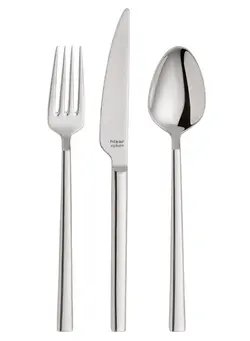 قاشق و چنگال ست قاشق و چنگال Hisar Milano -  Stainless Steel 18/10 - 60 PCs Cutlery Set. Made in Turkey 