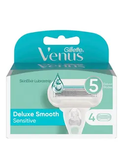 مردانه تیغ و ماشین اصلاح بدن Venus Sensitive Extra Smooth Razor Cartridges 4 Pk Multicolour 