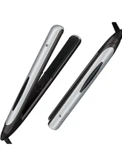 اتو مو صاف کننده Ceramic Flat Iron Smooth & Straighten Hair Or Create Loose Beachy Waves And 248 ℉446℉ Heat Settings For All Hair Types 1 Inch Straightening Iron For Quicker Styling 