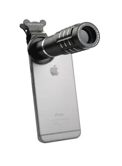 دوربین فیلم‌برداری و عکاسی تلسکوپ و میکروسکوپ Aluminum Cellphone Mobile Lens 12X Zoom Telescope Camera Lens For Android And IOs 