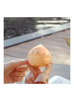 ظروف و تجهیزات آشپزخانه اکسسوری و تجهیزات آماده سازی Peach Shaped Cooking Timer Beige 