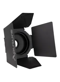 لوازم جانبی فیلم‌برداری و عکاسی اکسسوری حرفه‌ای F10 Barn Doors with Bowens Mount for Aputure 120D/300D/300X/600D/600X, F10 Fresnel Zoom Lens 