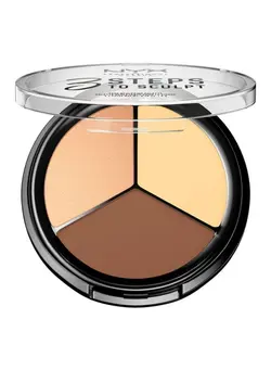 آرایشی صورت سایر 3 Steps to Sculpt Face Sculpting Palette Light 