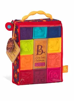 گجت، فیجت و سرگرمی پاپ ایت B.Toys One Two Squeeze, Soft Blocks 
