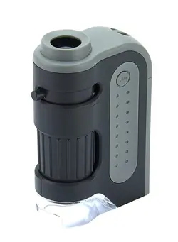 دوربین فیلم‌برداری و عکاسی تلسکوپ و میکروسکوپ Carson MicroBrite Plus 60x-120x LED Lighted Pocket Microscope with Aspheric Lens System (MM-300 or MM-300MU) 