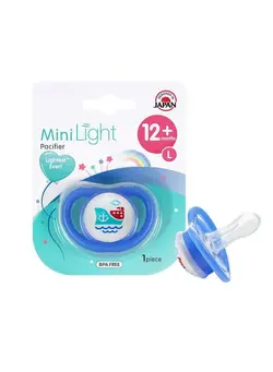 تغذیه و نگهداری کودک پستانک Mini Light Pacifier 12+ Large Boy Blue 