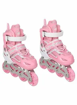ماشین‌های سواری، سه چرخه و اسکوتر اسکیت Top Gear TG-9006 Skate Shoes with Protection Set, Pink/White, size: Large 
