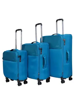 چمدان و ساک مسافرتی چمدان تک Softside Luggage Mercury Collection Set of 3 