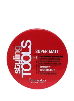 لوازم و مواد فرم‌دهی مو کرم و ژل Fanola Styling Tools Super Matt Extra Strong Matt Shaping Paste 
