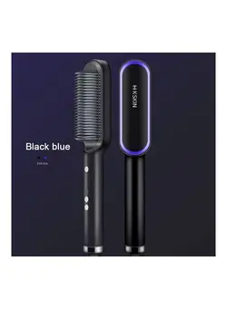 مراقبت پوست سر صاف‌کننده مو Hair Straightening Heating Comb Black 425g 