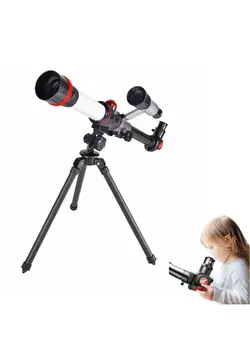 دوربین فیلم‌برداری و عکاسی تلسکوپ و میکروسکوپ COOLBABY Astronomical Stargazing Telescope Children's Monocular Telescope Fully Multi Coated Optics Astronomical Refractor With Tripod For Scientific Experiment Simulation 
