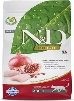 غذا غذای گربه farmina n&d chicken pomegranate for adult cat 1.5kg 